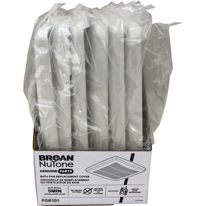 Broan Economy Exhaust Fan Grille White