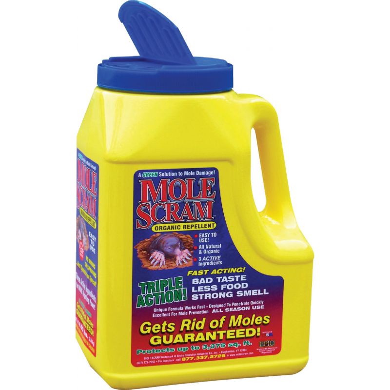 Mole Scram Organic Mole Repellent 4.5 Lb., Shaker