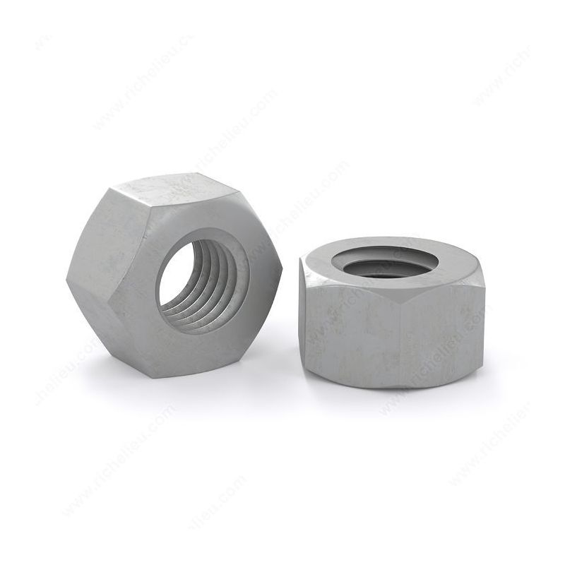 Reliable FHNCHDG14MR Hex Nut, 1/4-20 Thread, Steel, Galvanized