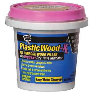 DAP Plastic Wood All Purpose Latex Wood Filler, Golden Oak, 6 oz
