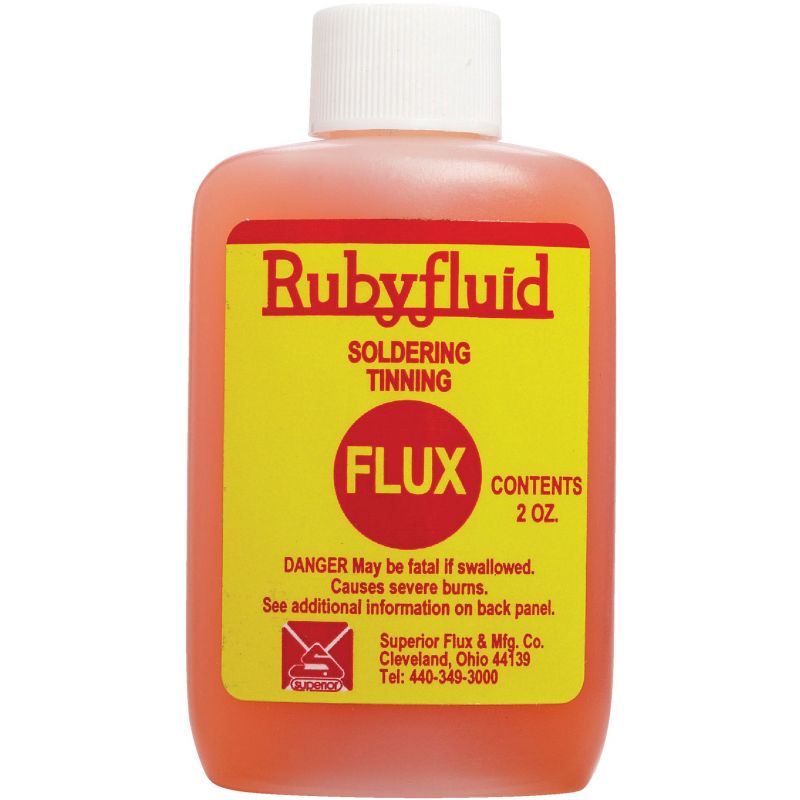 Superior Flux Rubyfluid Soldering Flux Liquid 2 Oz.