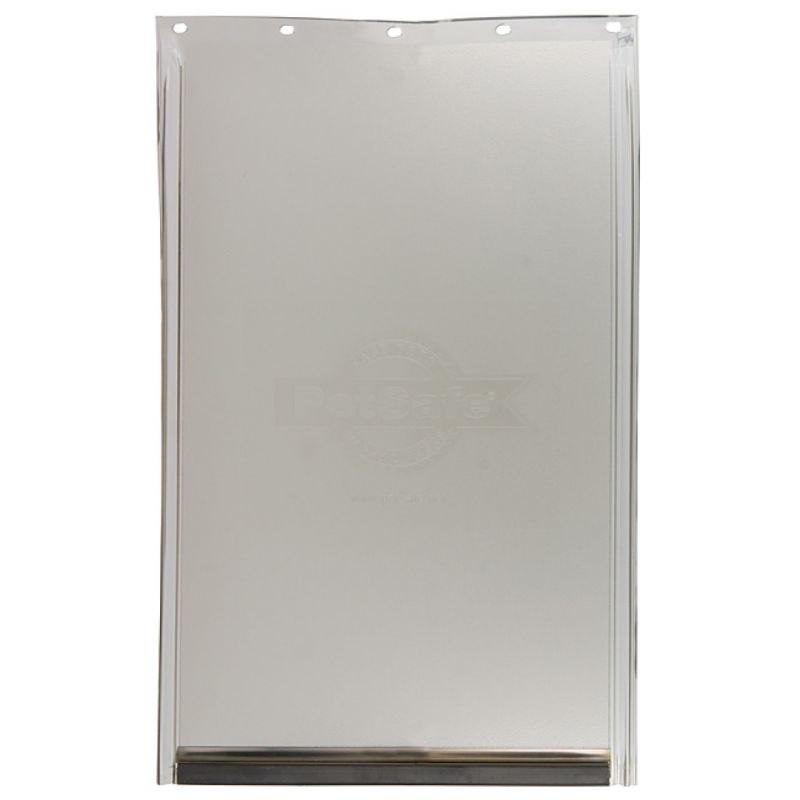 PetSafe PPA00-10961 Pet Door, 16 in W, 27-1/4 in H, Plastic, White White