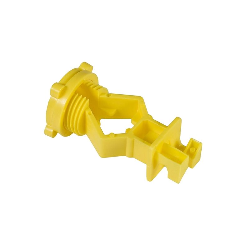 Zareba ITSOY-Z Screw-On Insulator, Aluminum/Polywire/Steel, Polyethylene, Yellow Yellow
