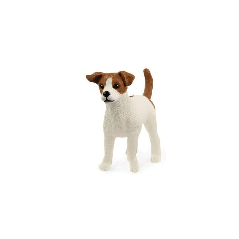 Schleich-S Farm World Series 13916 Toy, 3 to 8 years, Jack Russell Terrier, Plastic Brown/White