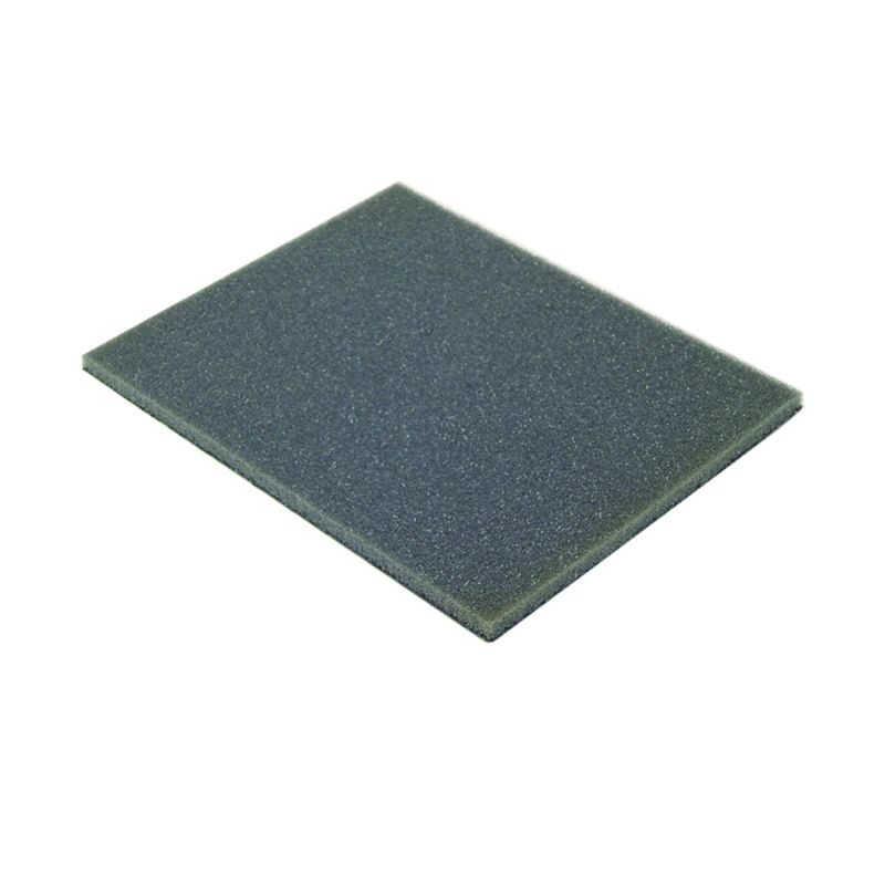 Norton MultiSand 00937 Sanding Sponge, 5-1/2 in L, 4-1/2 in W, Extra Fine, Aluminum Oxide Abrasive Gray