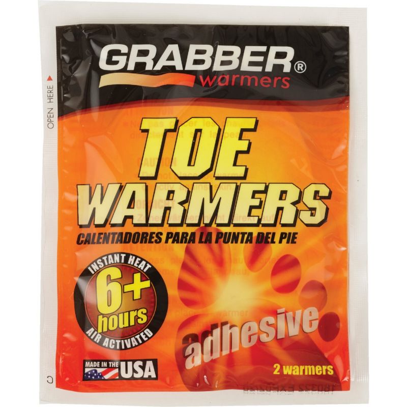Grabber Toe Warmer Display One Size Fits All, Toes (Pack of 120)