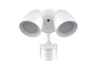 ETI 51402242 Security Light with Motion Sensor, 120 VAC, 20 W, 2-Lamp, LED Lamp, Cool White Light, 1800 Lumens