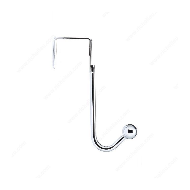 Richelieu BP99844140 Utility Hook, 10 kg, 1-Hook, Metal Chrome/Gray
