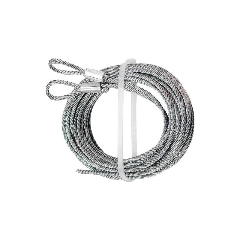 Prime-Line GD 52101 Aircraft Cable, 3/32 in Dia, 12 in L, Carbon Steel, Galvanized