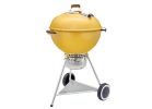 Weber 70th Anniversary Series 19523001 Kettle Charcoal Grill, 363 sq-in Primary Cooking Surface, Hot Rod Yellow Hot Rod Yellow