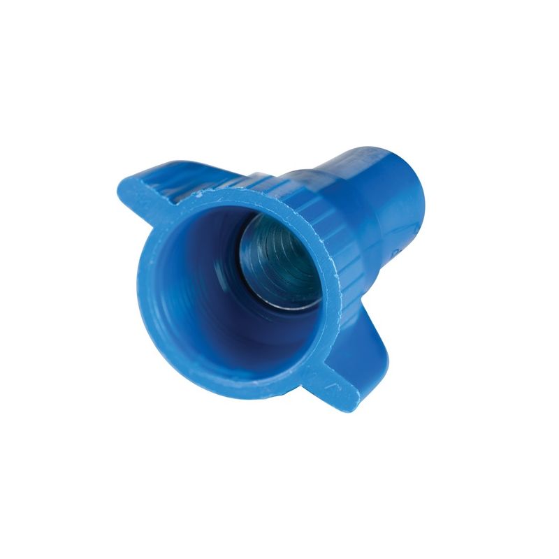 Gardner Bender WingGard 25-089 Wire Connector, 14 to 6 AWG Wire, Steel Contact, Thermoplastic Housing Material, Blue Blue