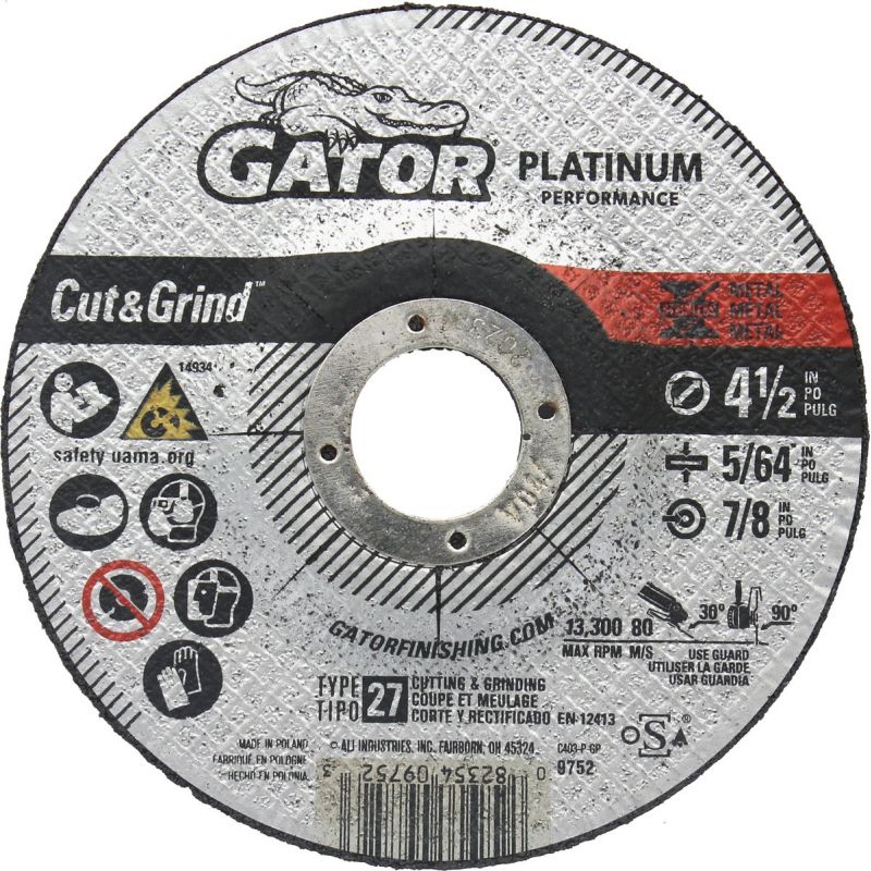 Gator Cut&amp;Grind Type 27 Cut-Off Wheel