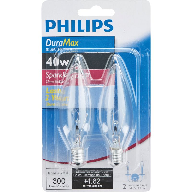 Philips DuraMax B10.5 Incandescent Decorative Light Bulb