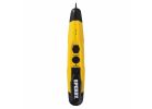 Sperry Instruments VD6509 Detector with Flashlight, LED Display, Functions: AC Voltage, Yellow Yellow