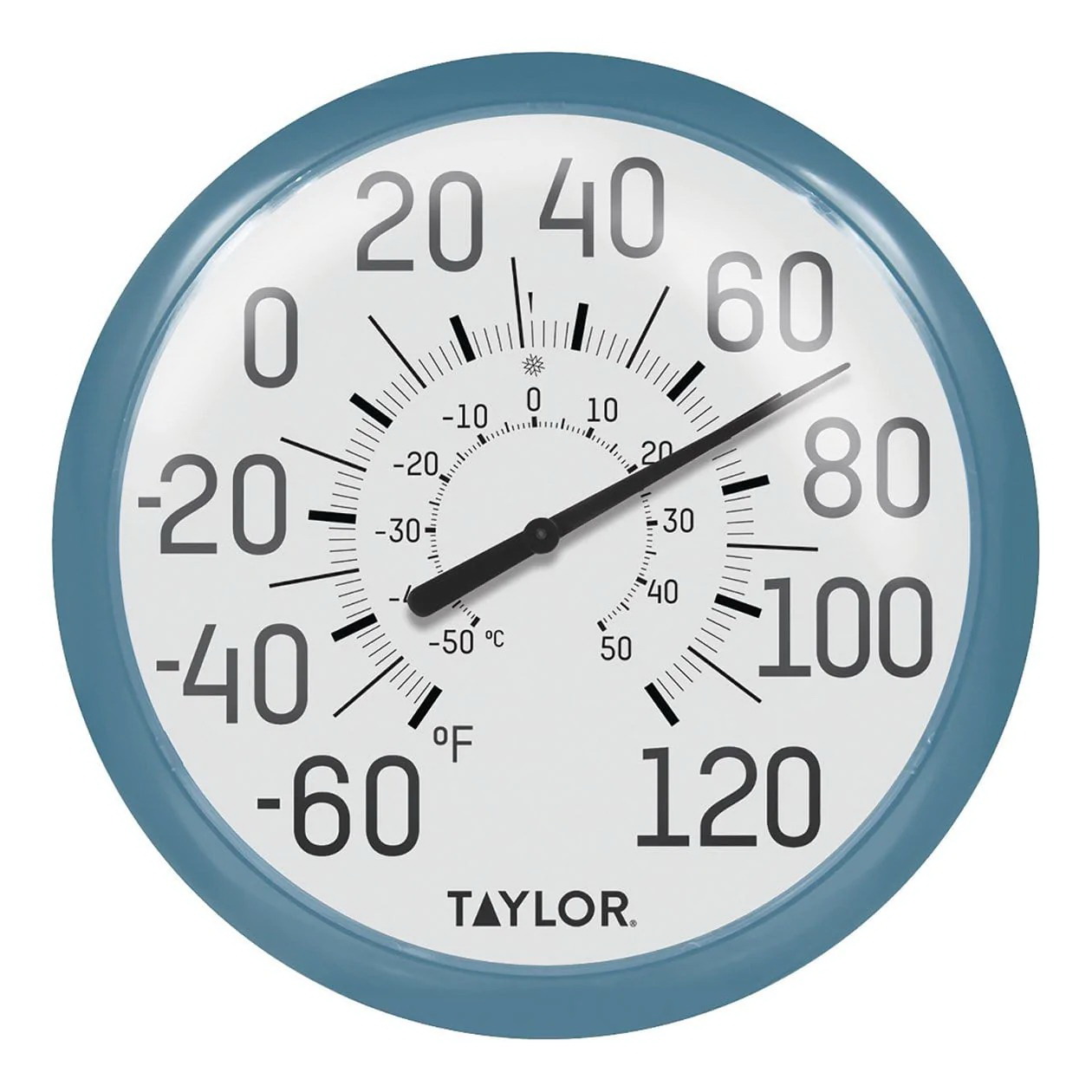 Taylor Precision Products Glow in the Dark Wall Indoor Thermometer