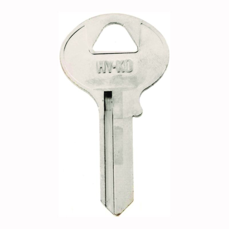 Hy-Ko 11010CO10 Key Blank, Brass, Nickel, For: Corbin Russwin Cabinet, House Locks and Padlocks