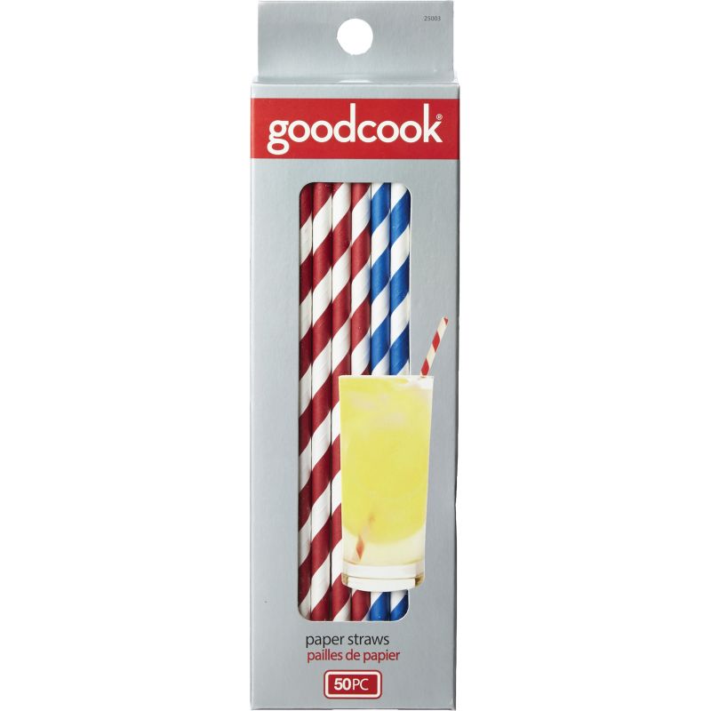 Goodcook Paper Straw Assorted