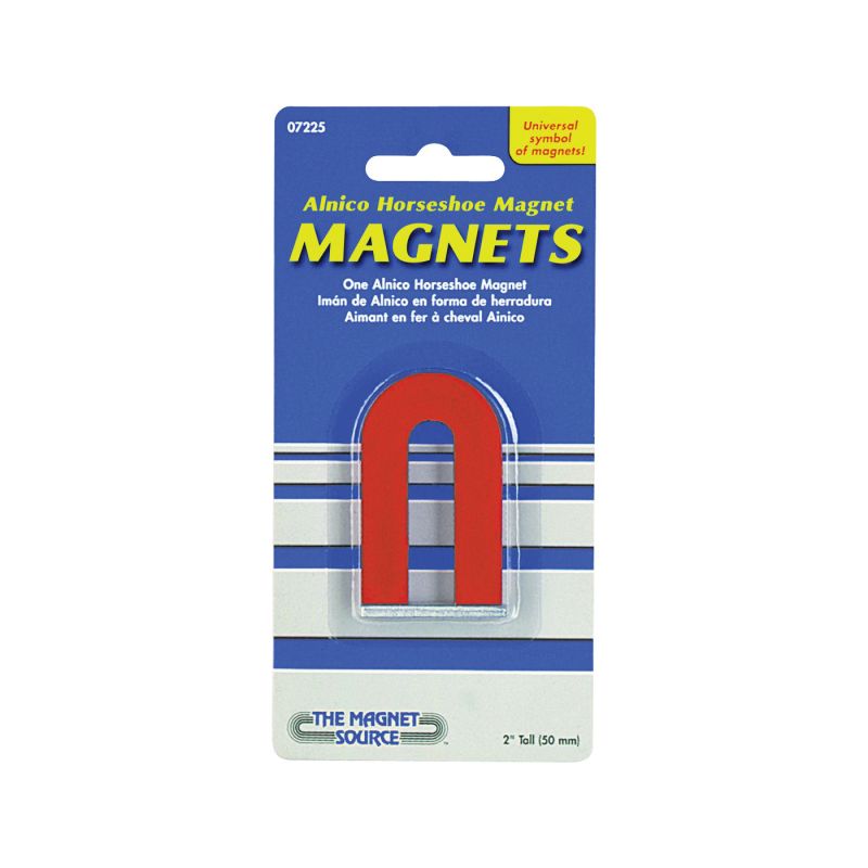 Magnet Source 07225 Horseshoe Magnet, Red Red