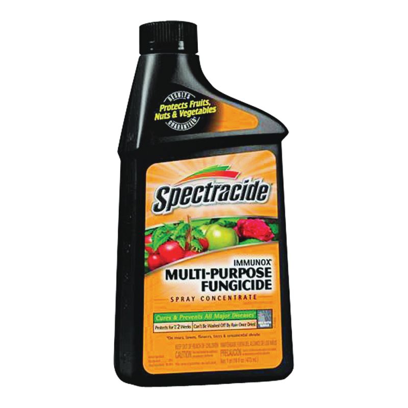 Spectracide HG-51000 Fungicide, Liquid, Mild Solvent, Light Yellow, 1.3 gal Bottle Light Yellow