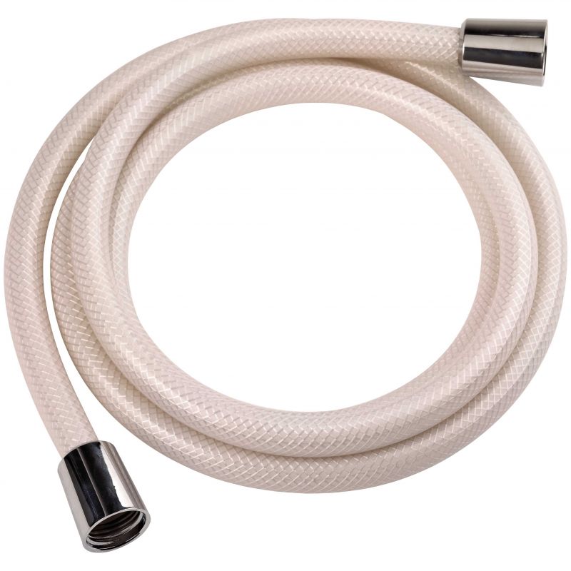 Boston Harbor B42014 Shower Hose with Hex Nut, 15/16 in Connection, 1/2-14 NPSM White