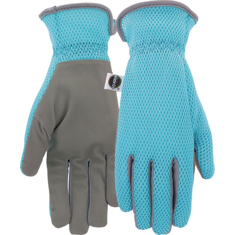 Miracle-Gro Everyday Performance Garden Gloves M/L, Blue &amp; Gray