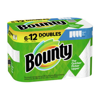 Bounty Bounty Select-A-Size Paper Towels, 2, White, 4 PK 66575