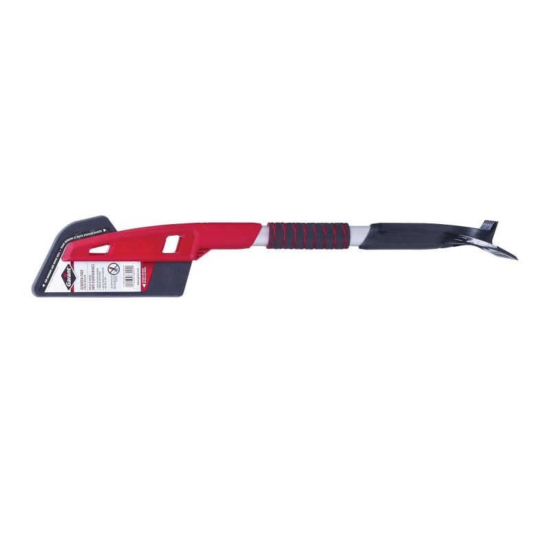 Garant G28SBMSV Snow Brush, 4-1/2 in W Blade, EVA Foam Blade, 28 in L Handle, Aluminum Handle, Red Red