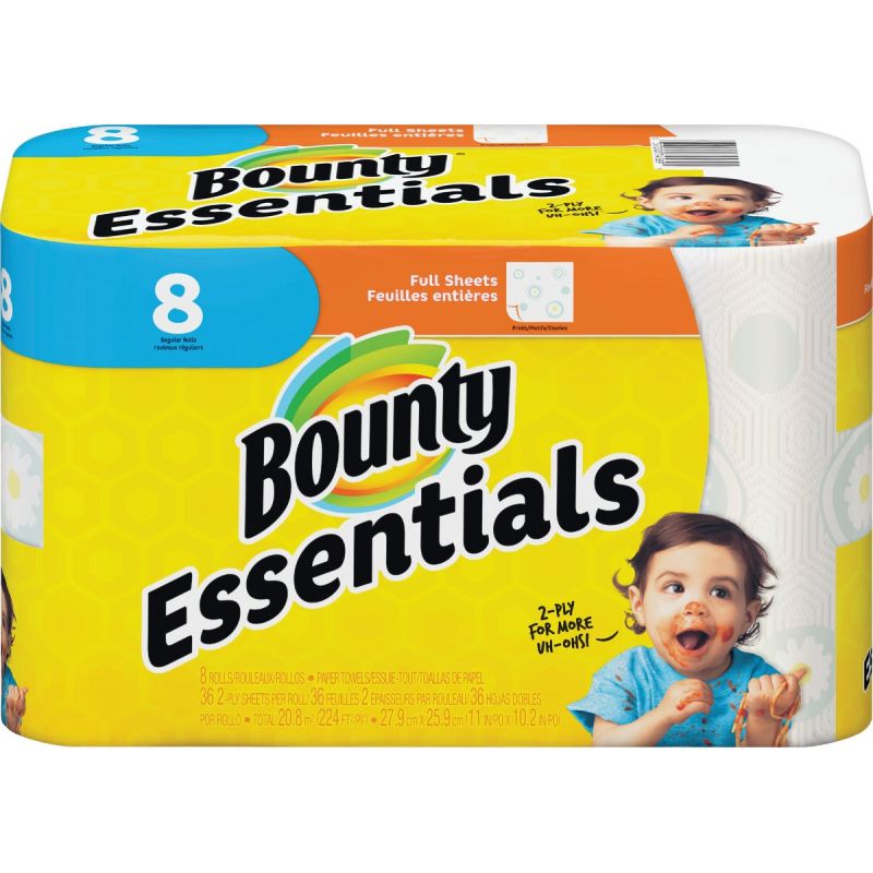 Bounty Essentials Paper Towel White