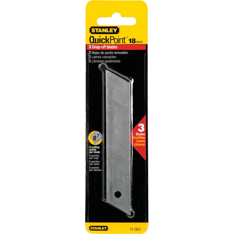 Stanley QuickPoint Snap-Off Knife Blade 7-1/4 In.