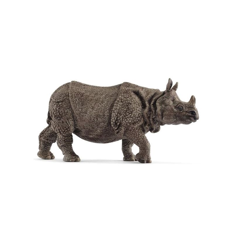 Schleich-S 14816 Figurine, 3 to 8 years, Indian Rhinoceros, Plastic