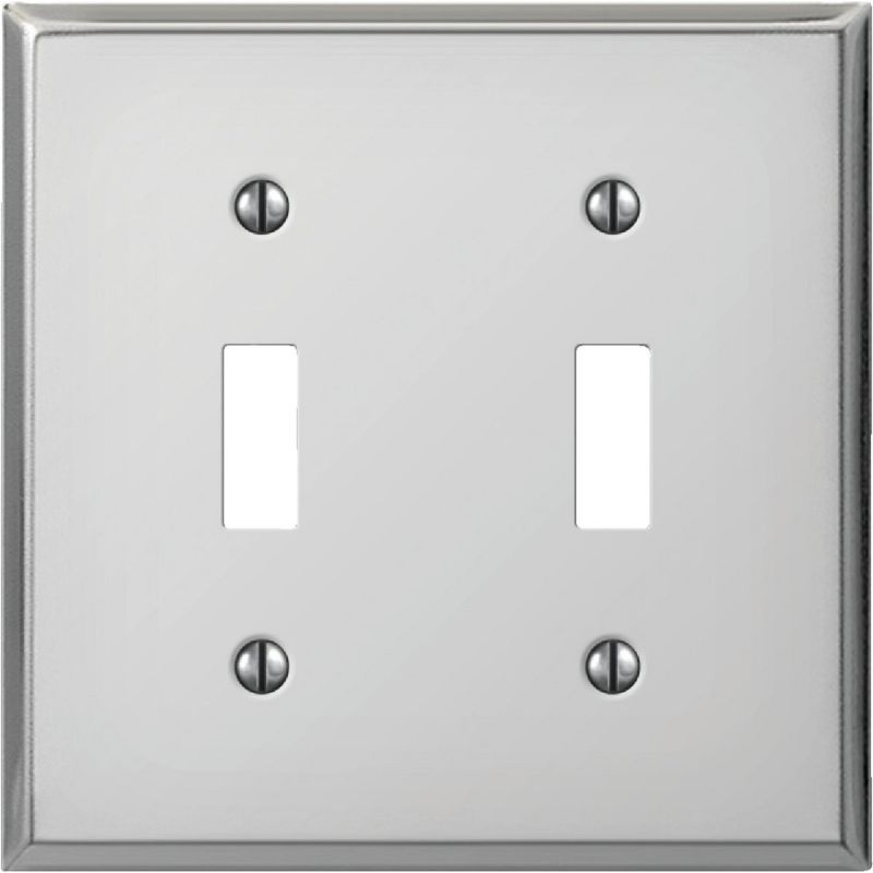 Amerelle PRO Stamped Steel Switch Wall Plate Polished Chrome