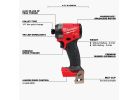 Milwaukee M18 FUEL Lithium-Ion Brushless Cordless Impact Driver - Bare Tool 1/4 In. Hex