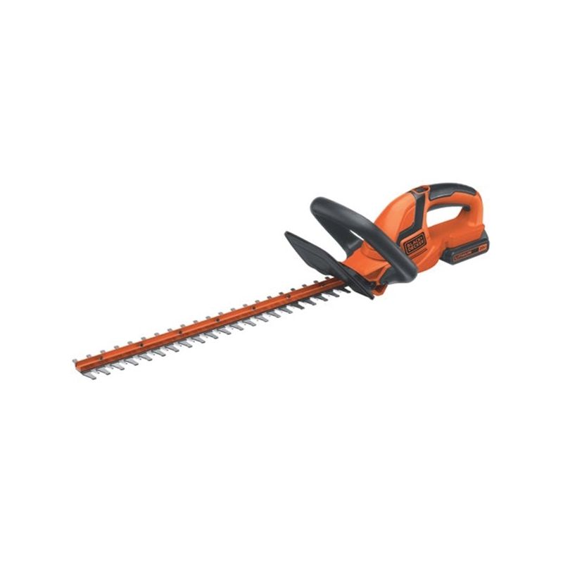 Black+Decker LHT2220 Electric Hedge Trimmer, 20 V, 3/4 in Cutting Capacity, 22 in L x 2-1/2 in W Blade