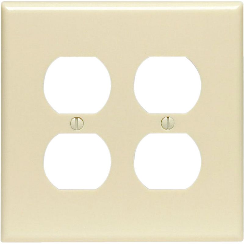 Leviton Mid-Way Outlet Wall Plate Ivory