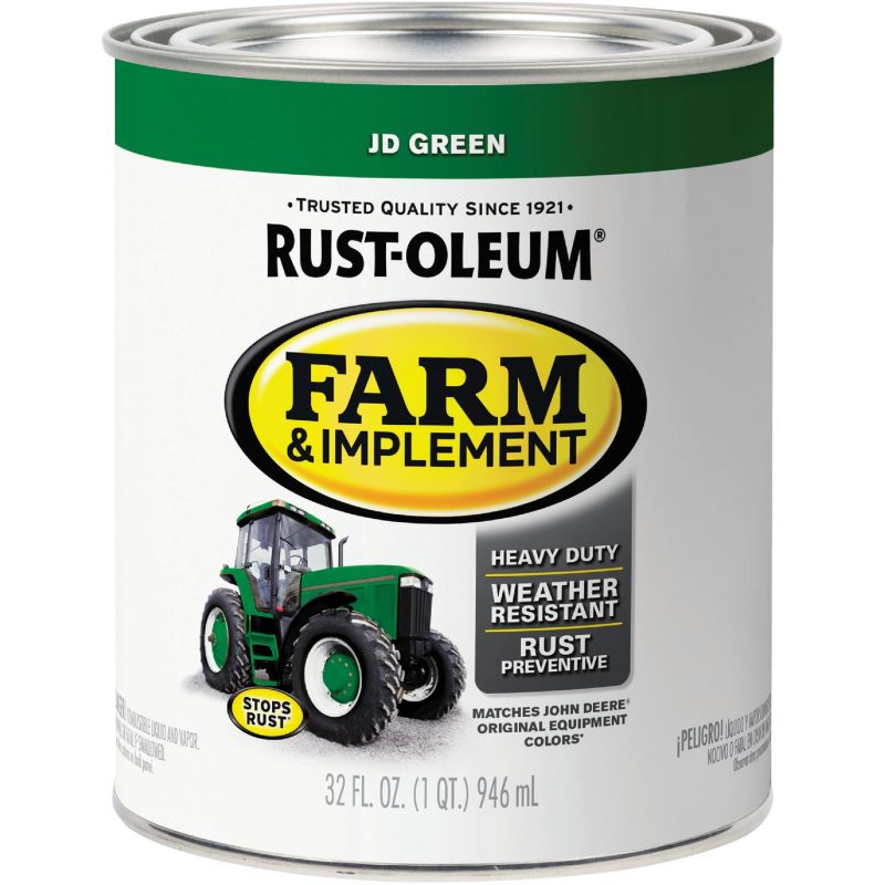 Rust-Oleum JD Color Farm &amp; Implement Enamel JD Green, 1 Qt.