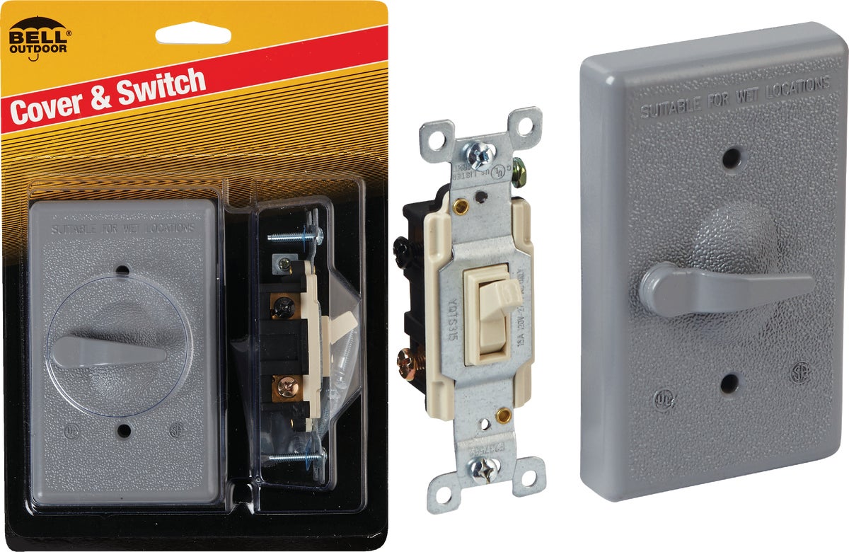 Outdoor Use Details about   Do it Best 511439 Outlet & Switch Cover Gray 
