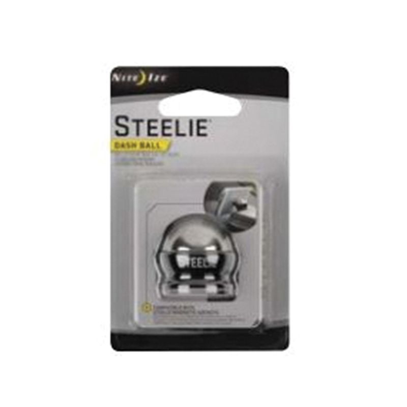 Nite Ize Steelie STDM-11-R7 Dash Ball, Aluminum/Stainless Steel, Black/Silver Black/Silver