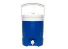 IGLOO 41150 Water Jug, 2 gal Cooler, Pushbutton Spigot, Majestic Blue/White Majestic Blue/White
