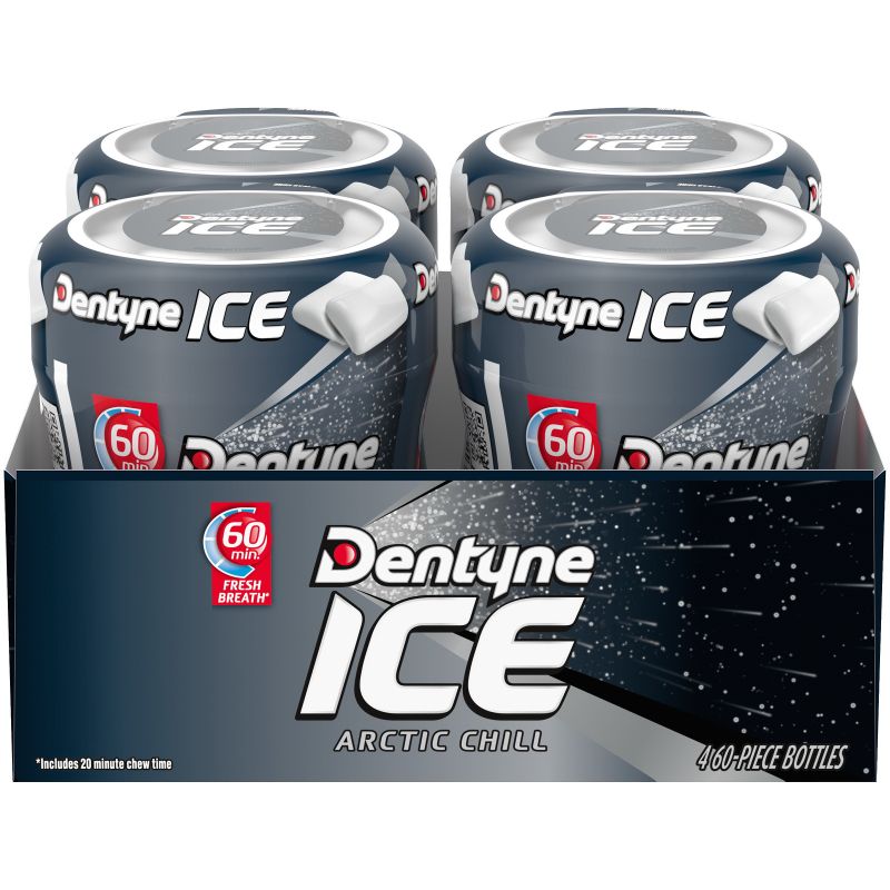 Dentyne 551530 Ice Sugar-Free Gum, Peppermint, 9 Pack