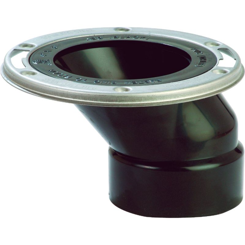 Sioux Chief FullFlush ABS Offset Toilet Flange w/SS Swivel Ring 4 In. X 3 In.