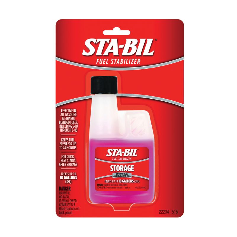Sta-Bil 22204 Fuel Stabilizer, 4 oz, Bottle Red