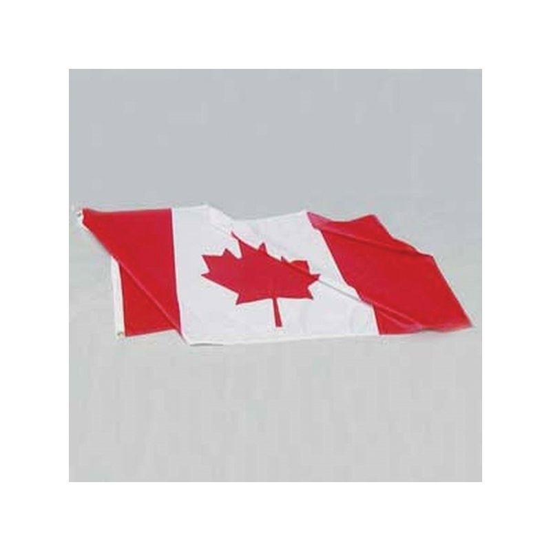 Flying Colors 34-005427H Canada Flag, 54 in W, 27 in H, Nylon Red/White