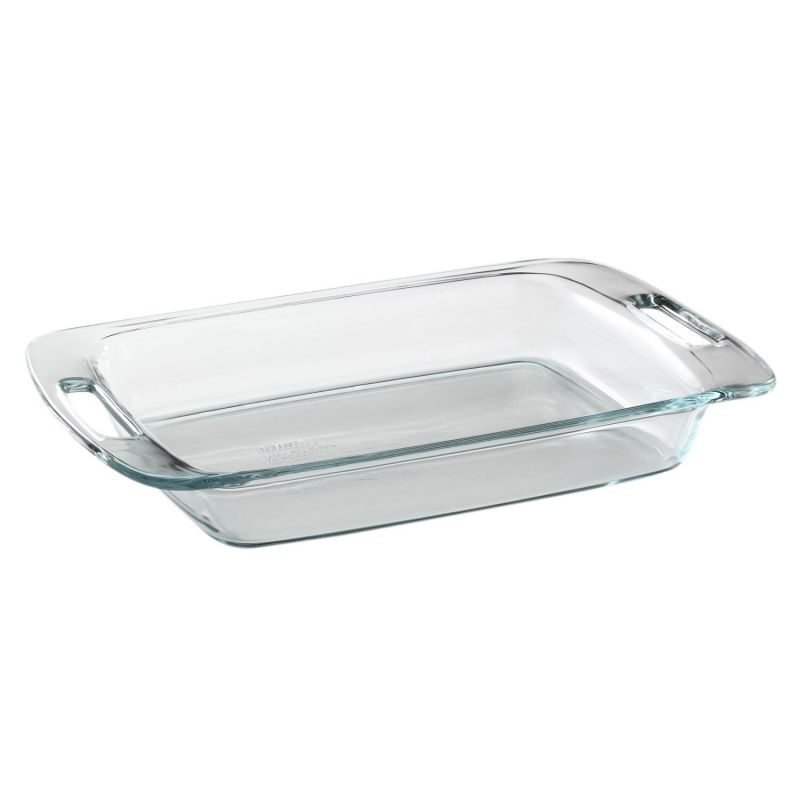 Pyrex 1085782 Baking Dish, 3 qt, Glass, Dishwasher Safe: Yes 3 Qt (Pack of 4)