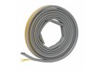 Frost King V25GA Weatherseal, 5/16 in W, 17 ft L, EPDM Rubber, Gray Gray