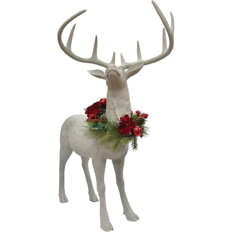 Standing Deer Holiday Decoration