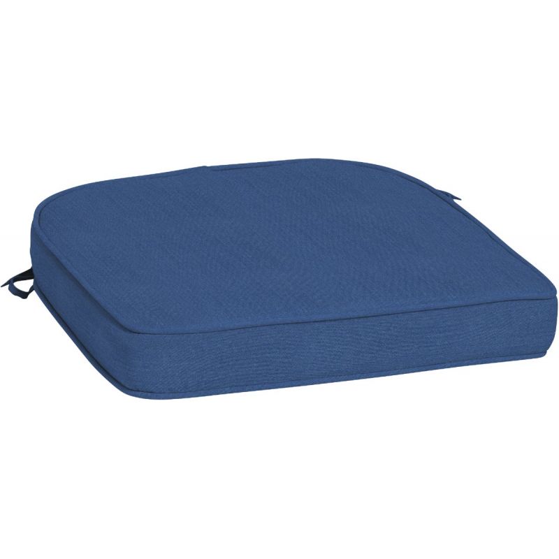 Arden Selections ProFoam Wicker Chair Seat Cushion Lapis Blue (Pack of 6)