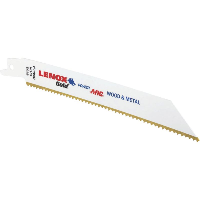 Lenox Gold Power Arc Curved Reciprocating Saw Blade 6 In.