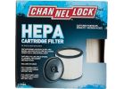 Channellock HEPA Cartridge Filter 5 To 20 Gal.