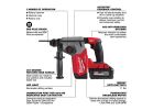 Milwaukee M18 FUEL 2912-22 Rotary Hammer Kit, Battery Included, 18 V, 6 Ah, 1 in Chuck, SDS-Plus Chuck