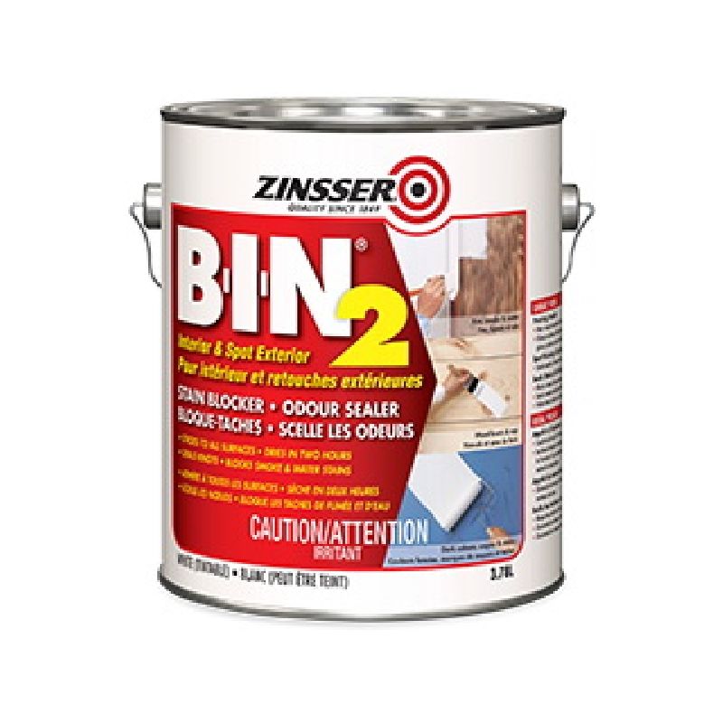 Zinsser 261663 Stain Blocker, White, 946 mL, Can White